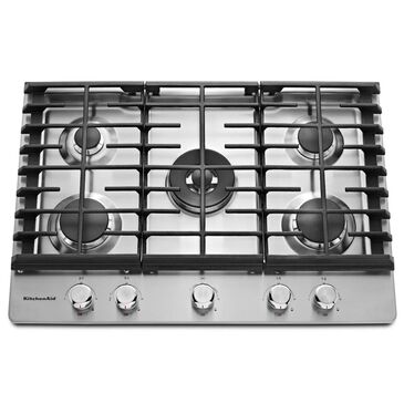KitchenAid 30"" 5-Burner Gas Cooktop, , large