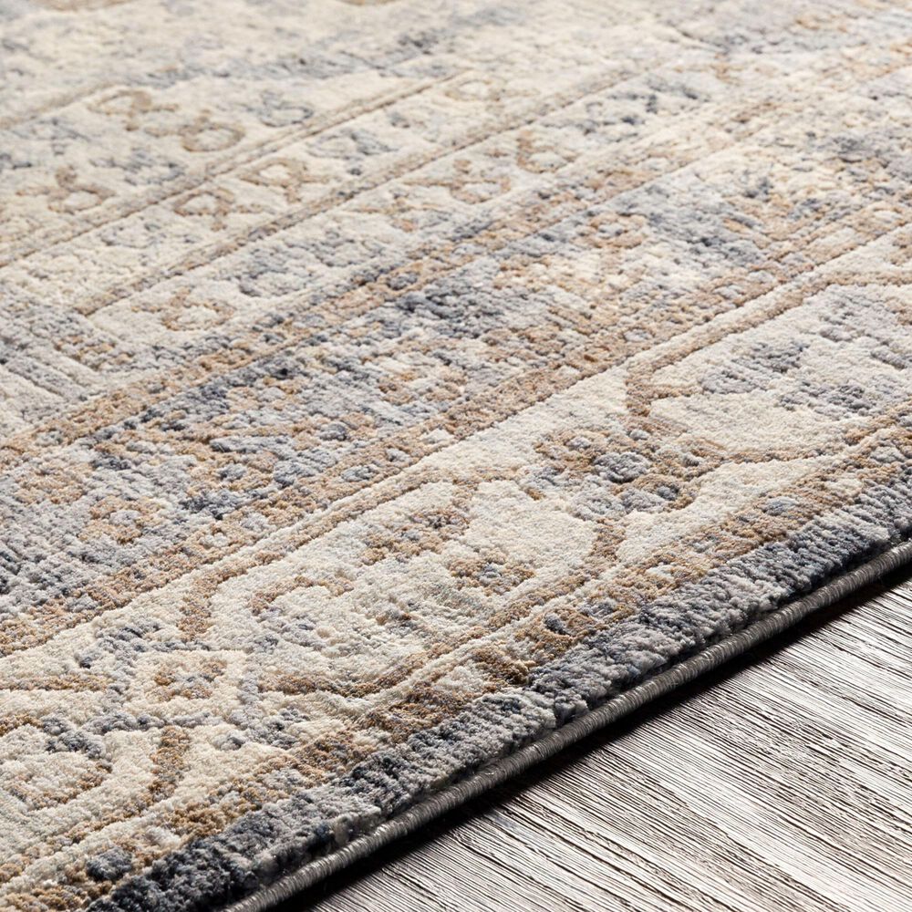 Surya Liverpool Black, Gray, Light Slate, White, Ivory, Brown and Olive 8&#39;10&quot; x 13&#39;1&quot; Area Rug, , large