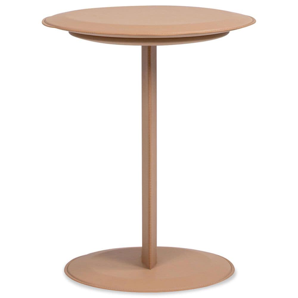 Jennifer Taylor Home Mode Side Table in Saddle Brown, , large