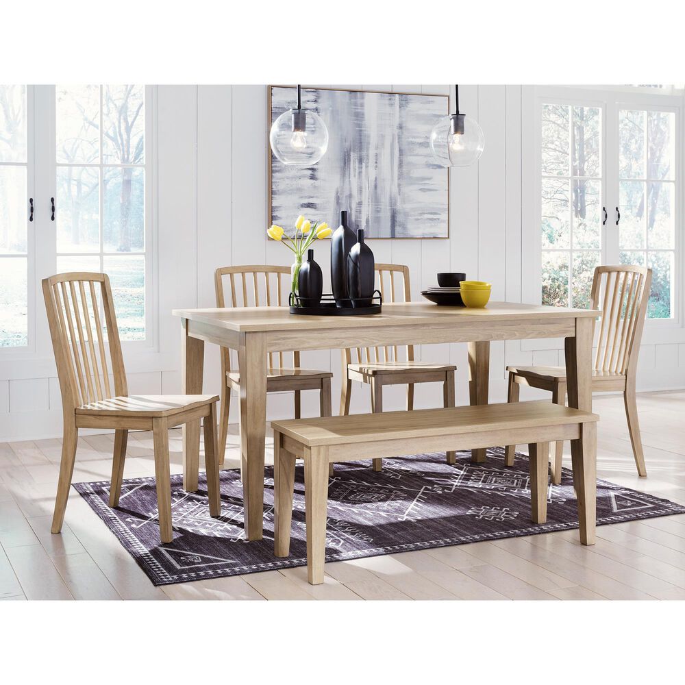 Ashley Gleanville Dining Chair in Light Brown &#40;Set of 2&#41;, , large