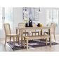 Ashley Gleanville Dining Chair in Light Brown (Set of 2), , large