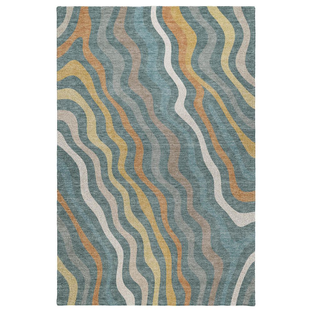 Dalyn Rug Company Kenner Teal 5" x 7"6" Area Rug, , large