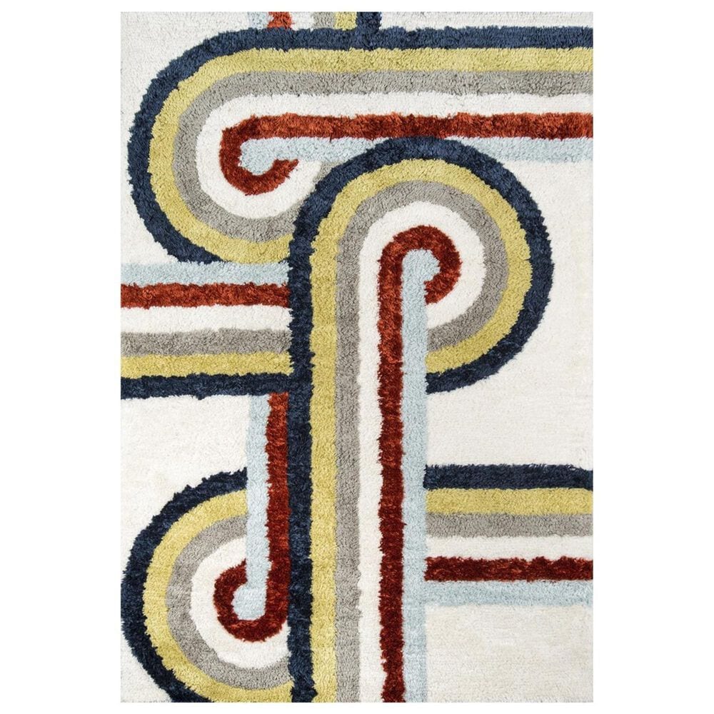 Novogratz Retro RET-5 7"6" x 9"6" Multicolor Area Rug, , large