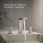 Kohler Parallel Widespread Bathroom Sink Faucet in Vibrant Brushed Nickel, , large