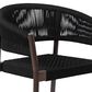 Blue River Doris Patio Dining Chair in Dark Eucalyptus and Black (Set of 2), , large