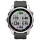 Garmin Fenix 7S Standard Edition Smartwatch in Silver with Graphite Band, , large