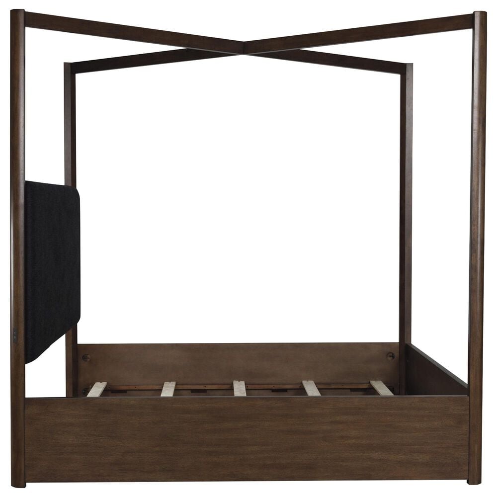 Millenium Dilenno 3-Piece King Canopy Bedroom Set in Dark Brown, , large
