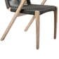 Blue River Nabila Outdoor Dining Chair with Charcoal Rope in Light Teak (Set of 2), , large