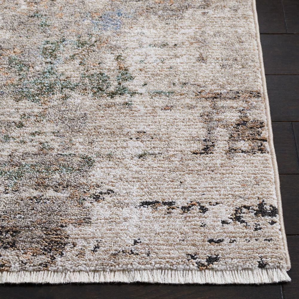 Safavieh Jasmine 2&#39;2&quot; x 9&#39; Grey and Gold Runner, , large