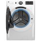 GE Appliances 5.0 Cu. Ft. Front Load Washer with Steam in White, , large