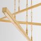 Corbett Lighting Cortina 3-Light Chandelier in Vintage Brass, , large