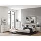 Ashley Zuraleus Queen Upholstered Platform Bed with Two Nightstands in Matte White, , large