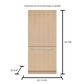 Fisher & Paykel 16.8 Cu. Ft. 80" Tall Integrated Refrigerator on Right Hinge, , large