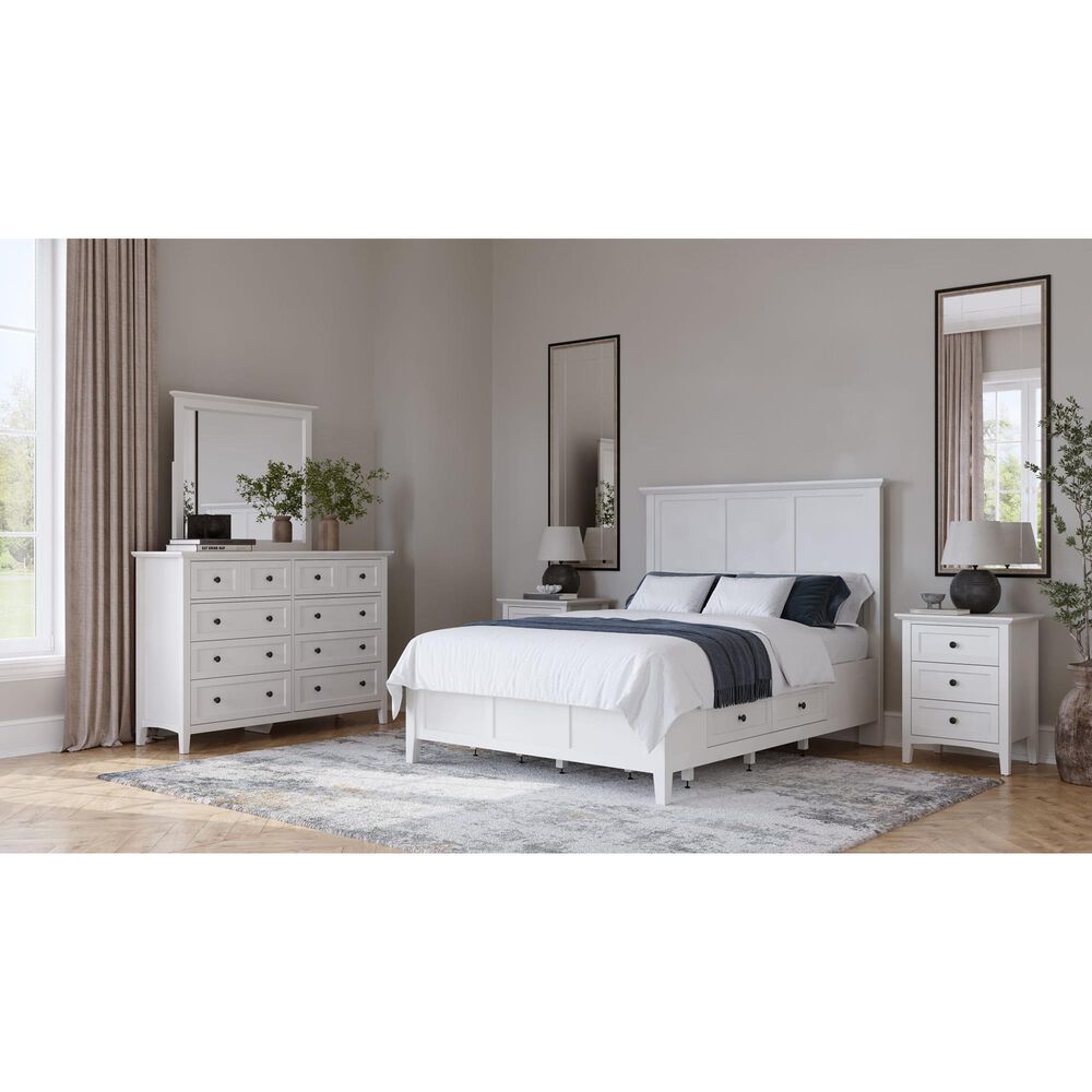 Urban Home Grace 5-Piece King Bedroom Set in Snowfall White, , large