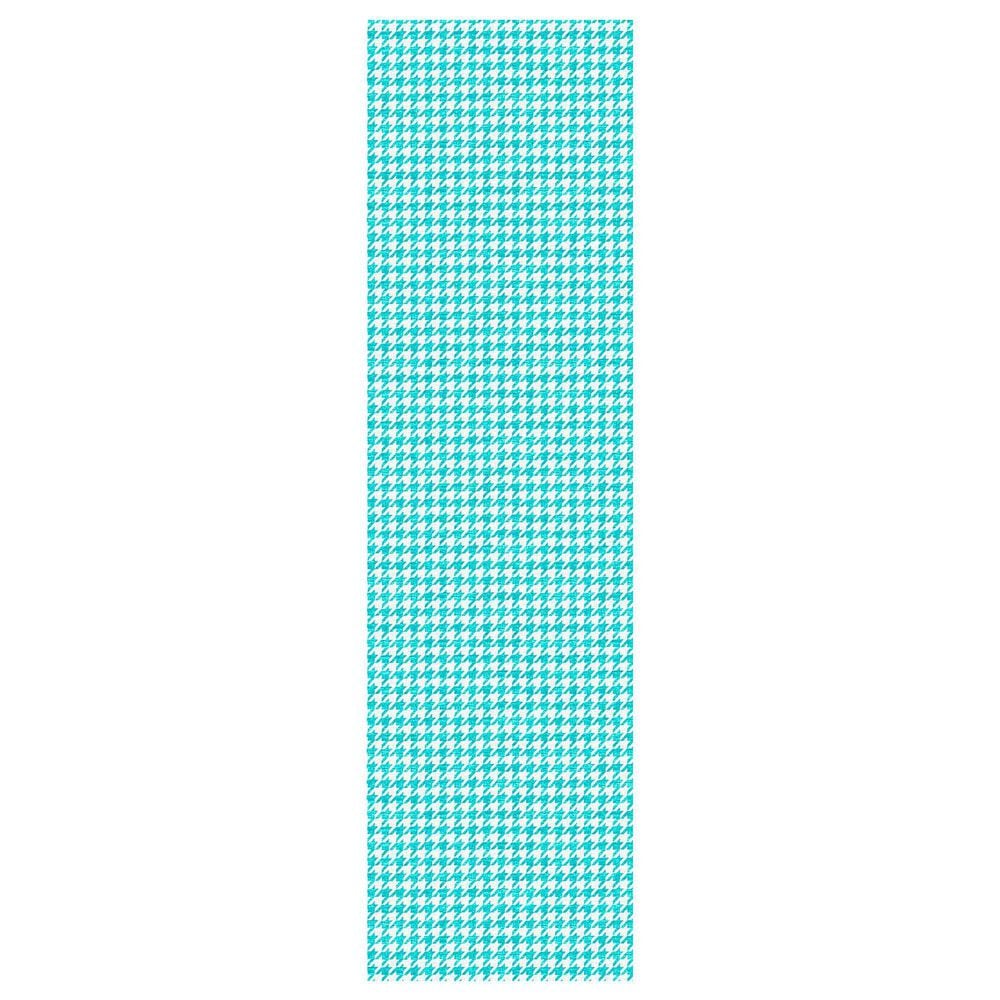 Dalyn Rug Company Hinton 2"3" x 10" Aqua Indoor/Outdoor Runner, , large