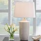 Ashley Cylener Table Lamp in Off White, , large