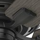 Hunter Bennett 52" Ceiling Fan with Light in Matte Black, , large