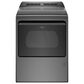 Whirlpool 4.7 Cu. Ft. Top Load Washer and 7.4 Cu. Ft. Gas Dryer Laundry Pair in Chrome Shadow, , large