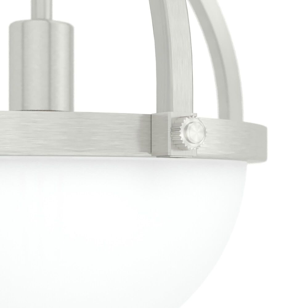 Hunter Wedgefield 1-Light Pendant in Brushed Nickel, , large