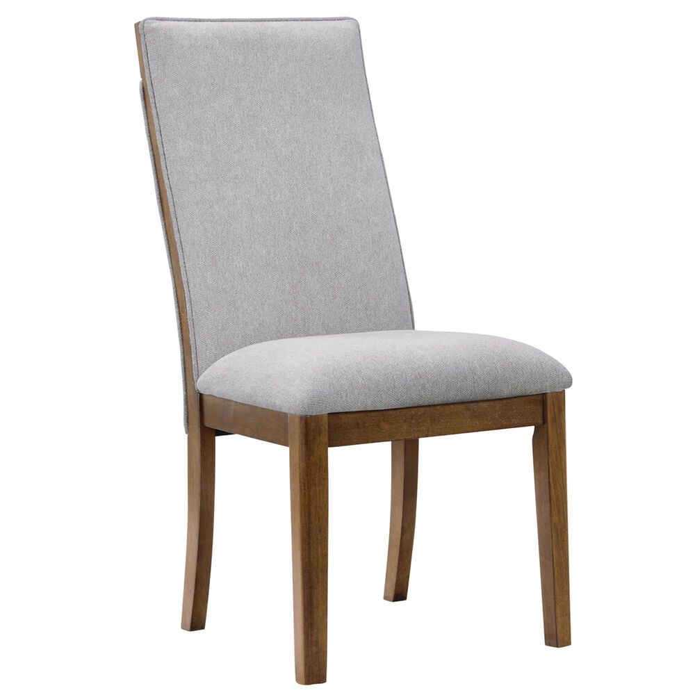 Ashley Lyncott Side Chair in Medium Brown, , large