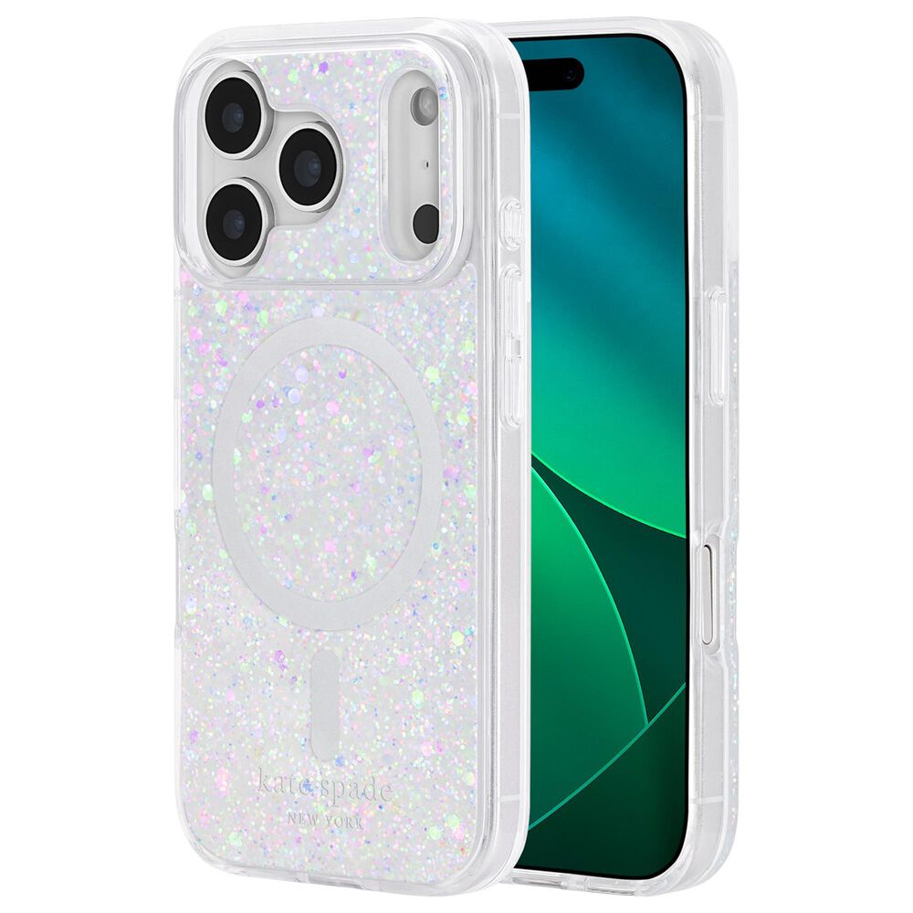 Kate Spade Protective MagSafe Case for Apple iPhone 17 Pro in Chunky Glitter, , large