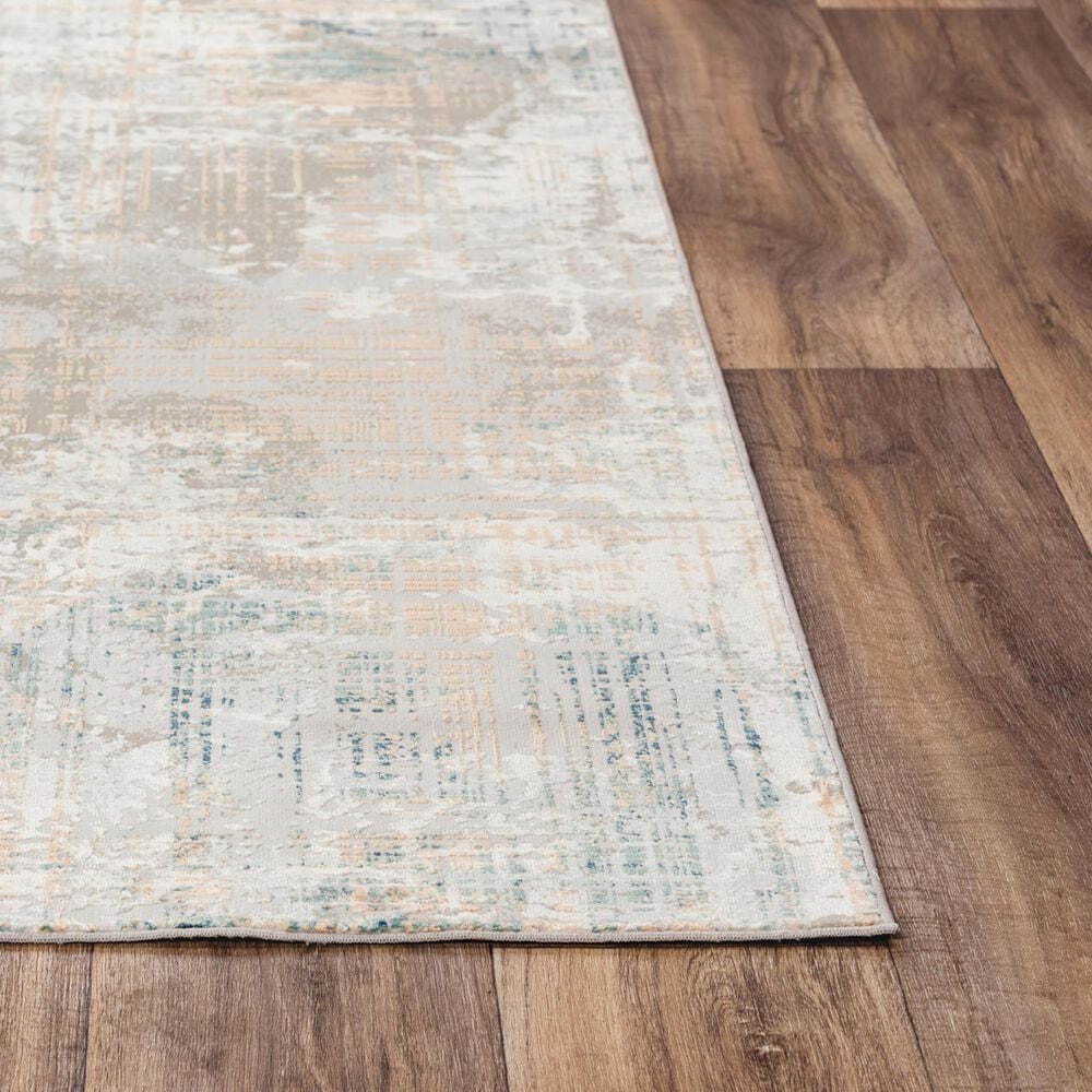 RIZZY Chelsea Ivory and Gray 5'3" x 7'6" Area Rug, , large
