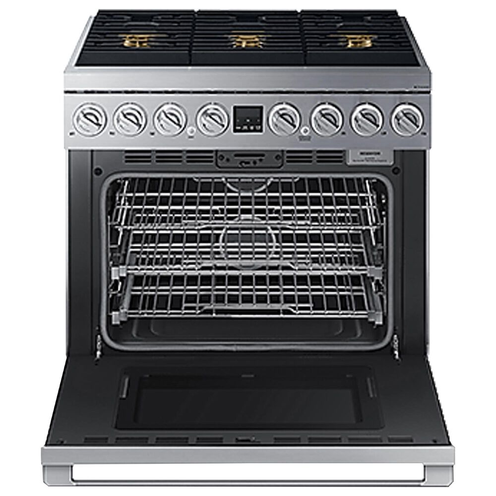 Dacor 36" Professional Dual Fuel Range in Silver Stainless Steel, , large