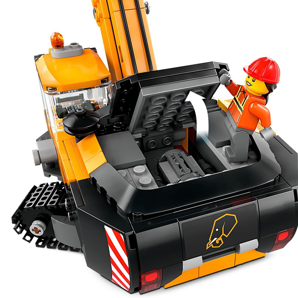 LEGO City Yellow Construction Excavator, , large