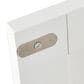 HOMLUX 53" Rolling Mobile Kitchen Island with Solid Wood Top and Locking Wheels in White, , large