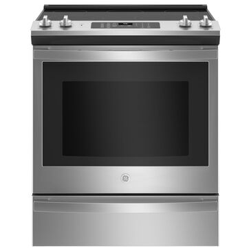 GE Appliances 30" Slide-In Electric Convection Range with No Preheat Air Fry in Stainless Steel, , large