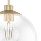Hunter Xidane 1-Light Large Pendant in Alturas Gold, , large