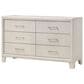 Crown Mark Charlie 4-Piece Full Panel Bedroom Set in White, , large