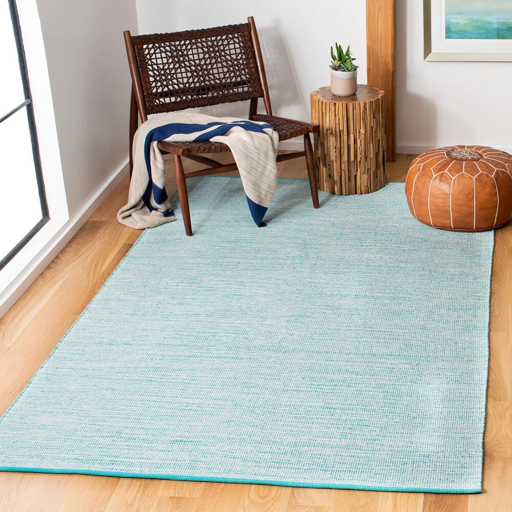 Safavieh Montauk 6&#39; x 9&#39; Aqua and Blue Area Rug, , large