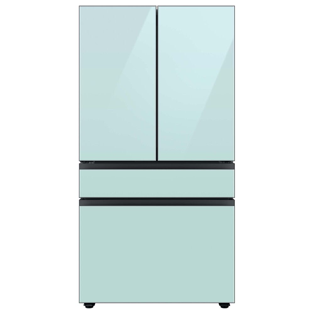 Samsung Bespoke Bespoke 4-Door French Door Refrigerator Bottom Panel in Morning Blue Glass, , large