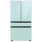 Samsung Bespoke Bespoke 4-Door French Door Refrigerator Bottom Panel in Morning Blue Glass, , large