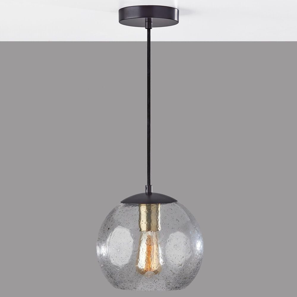 Adesso Edie 1-Light Pendant in Dark Bronze, , large