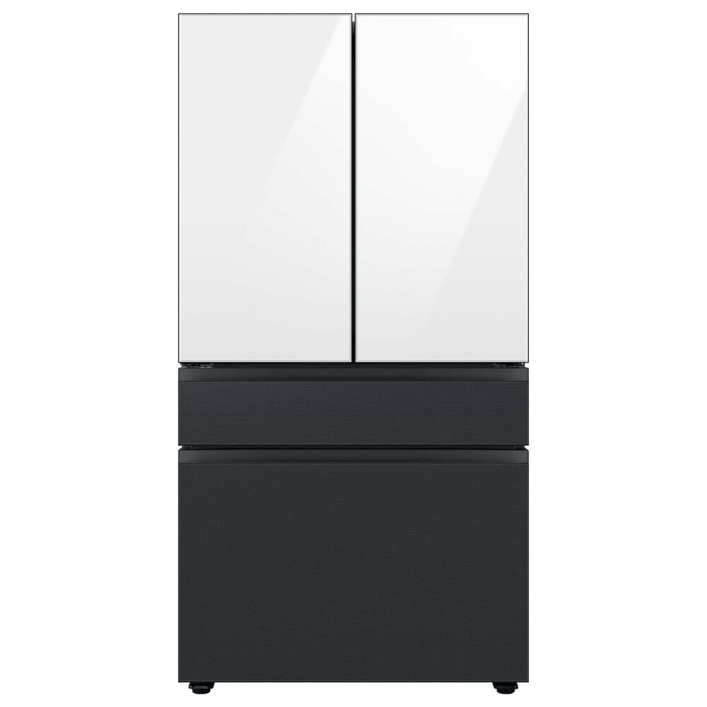 Samsung Bespoke 4-Door French Door Refrigerator Top Panel in White Glass, , large