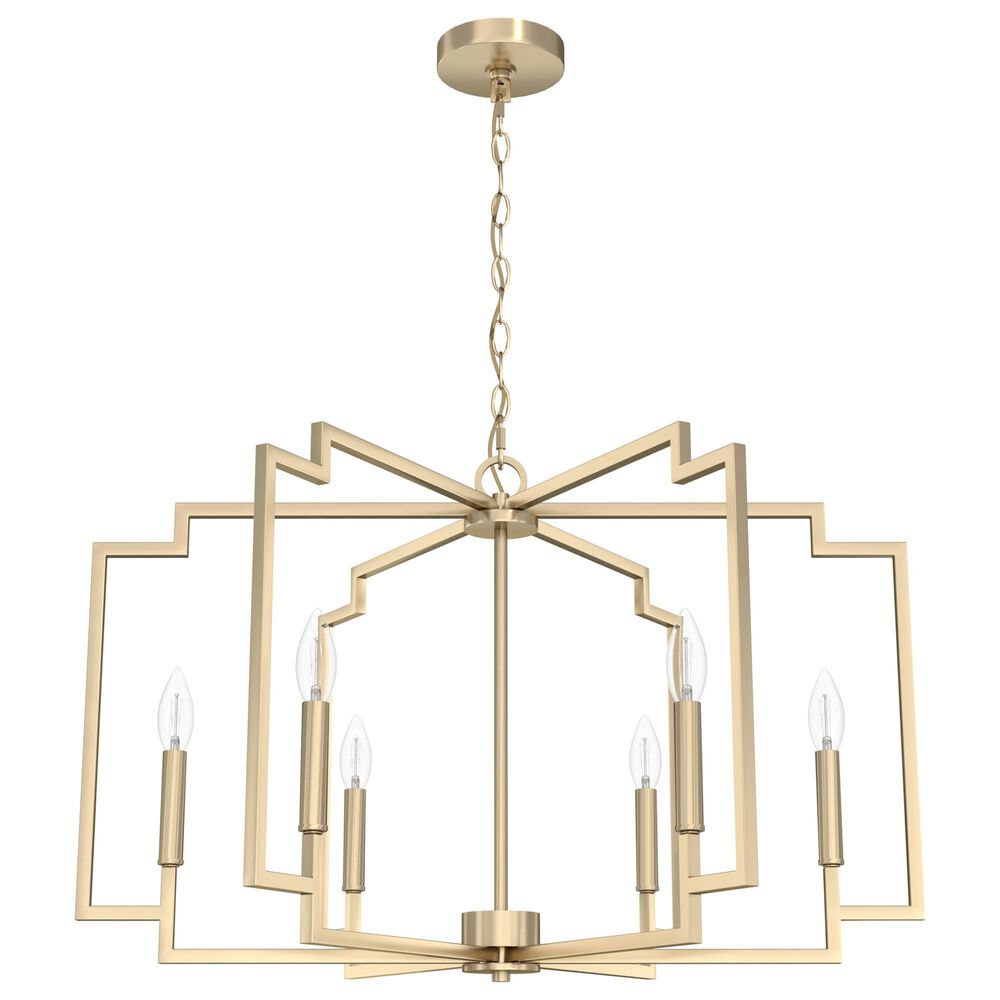 Hunter Zoanne 30" 6-Light Chandelier in Alturas Gold, , large