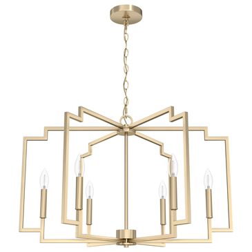 Hunter Zoanne 30" 6-Light Chandelier in Alturas Gold, , large