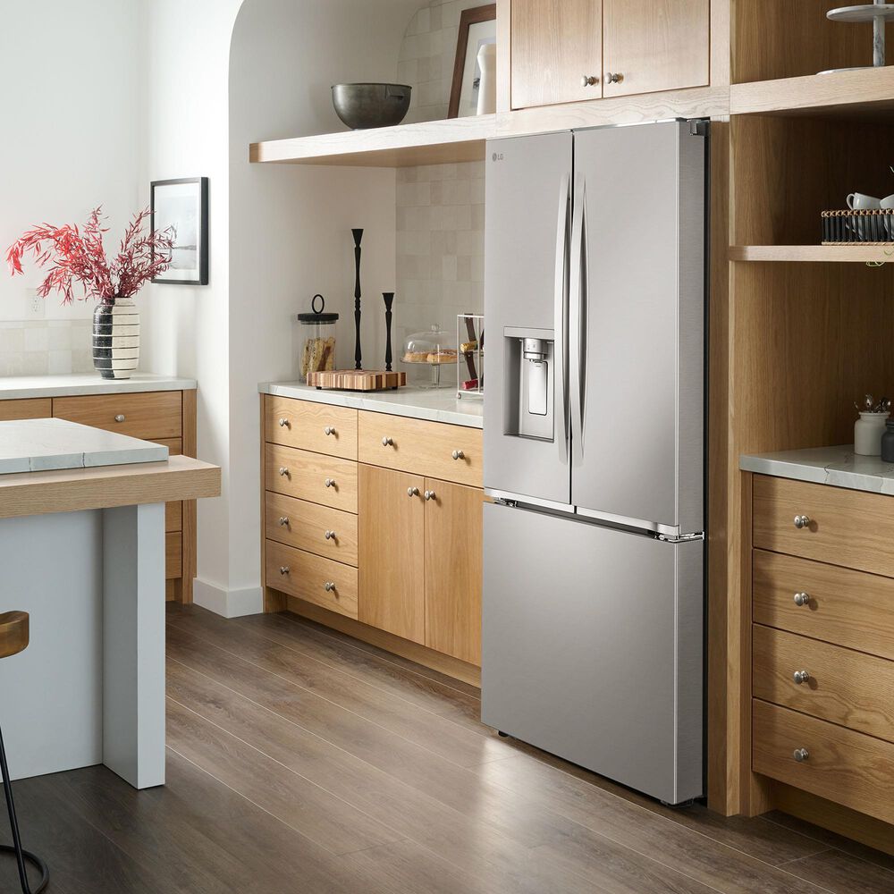 LG 26 Cu. Ft. Smart French Door Refrigerator in Stainless Steel, , large