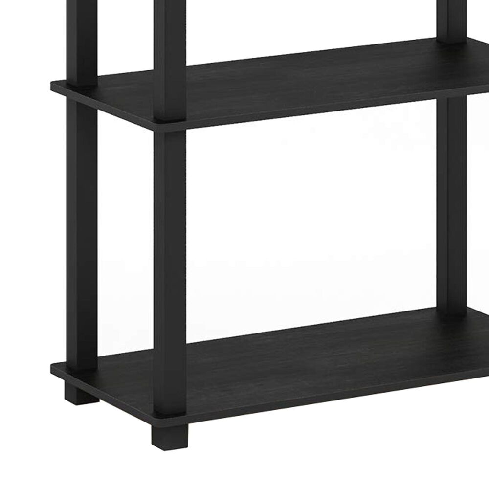 HOMLUX 5-Tier Display Rack in Americano and Black, , large