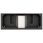 James Martin Vanities Brookfield 60" Double Bathroom Vanity in Black Onyx with 3 cm Victorian Silver Quartz Top and Rectangular Sinks, , large