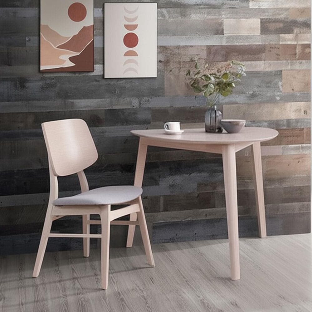 New Heritage Design Oscar Dining Side Chair in White Ash, , large