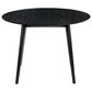 Blue River Arcadia and Renzo 5-Piece 42" Dining Set with Gray Cushion in Black, , large