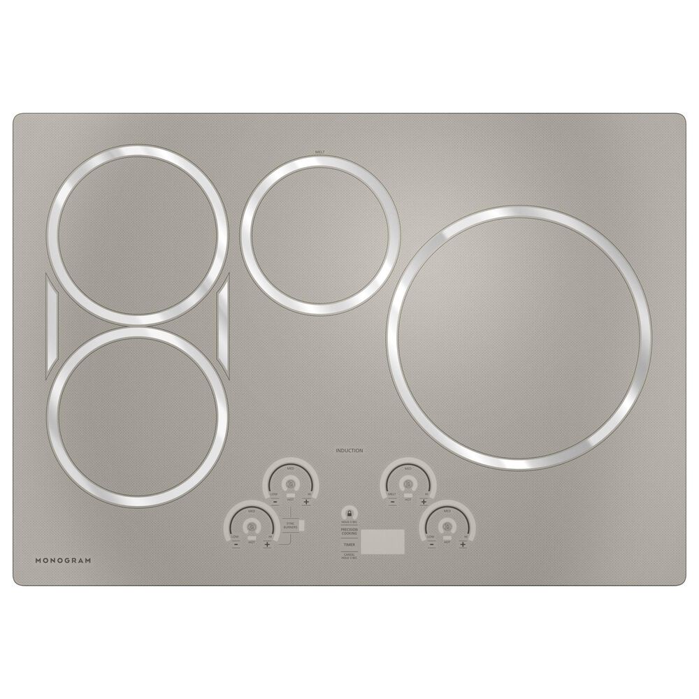 Monogram 30" Induction Cooktop with 4 Cooking Zones in Silver, , large