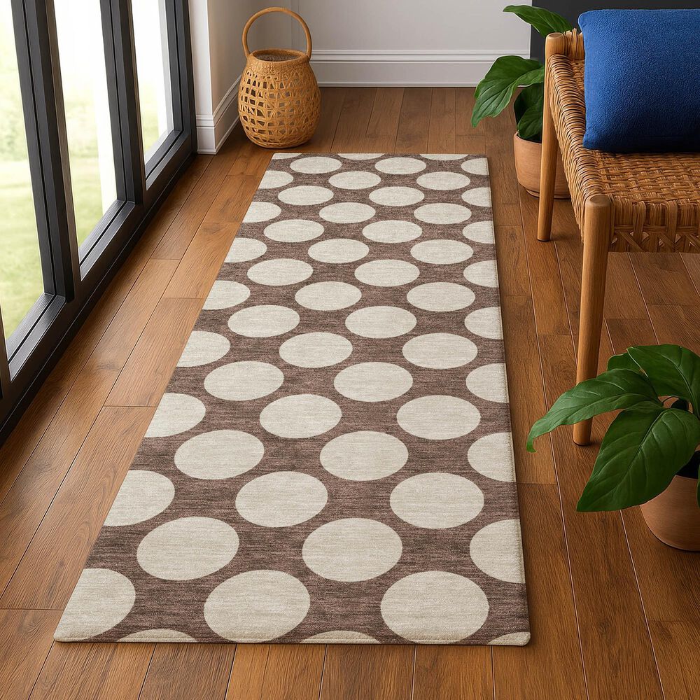 Dalyn Rug Company The Reserve TR13 Coffee 2&#39;3&quot; x 7&#39;6&quot; Indoor/Outdoor Runner, , large