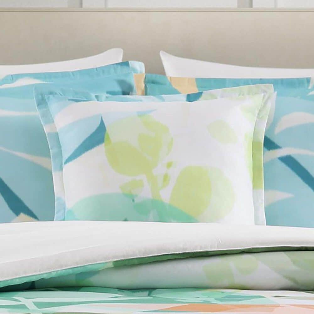 J. Queen New York Tiki 18&quot; Square Throw Pillow in Green, , large