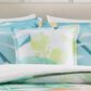 J. Queen New York Tiki 18" Square Throw Pillow in Green, , large
