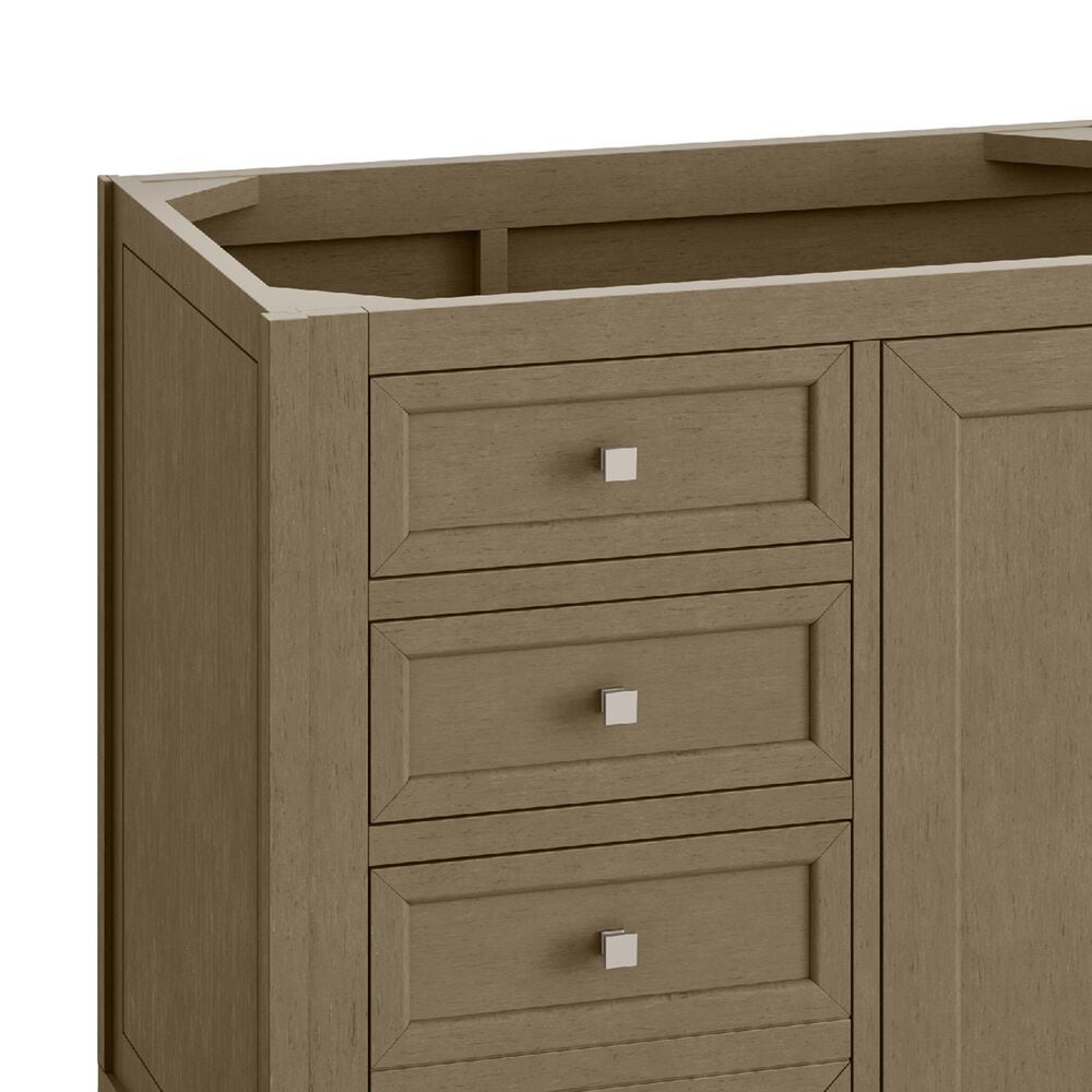 James Martin Vanities Chicago 60" Double Bathroom Vanity Cabinet in Walnut Whisper, , large
