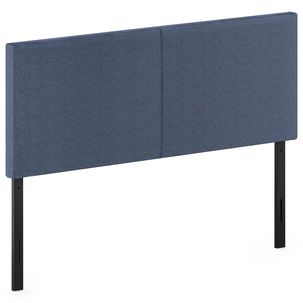 HOMLUX Roanne Queen Upholstered Headboard in Denim, , large